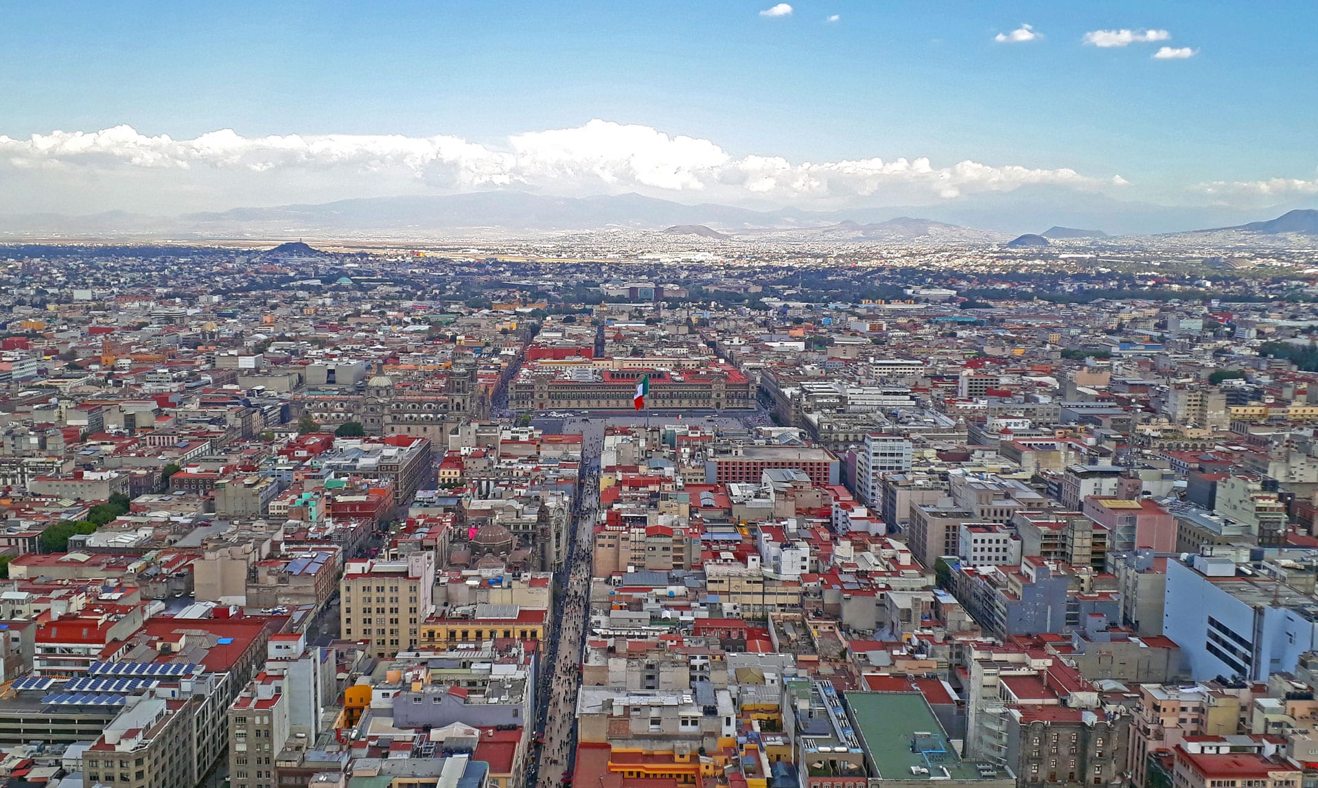 Blick auf Mexiko-Stadt